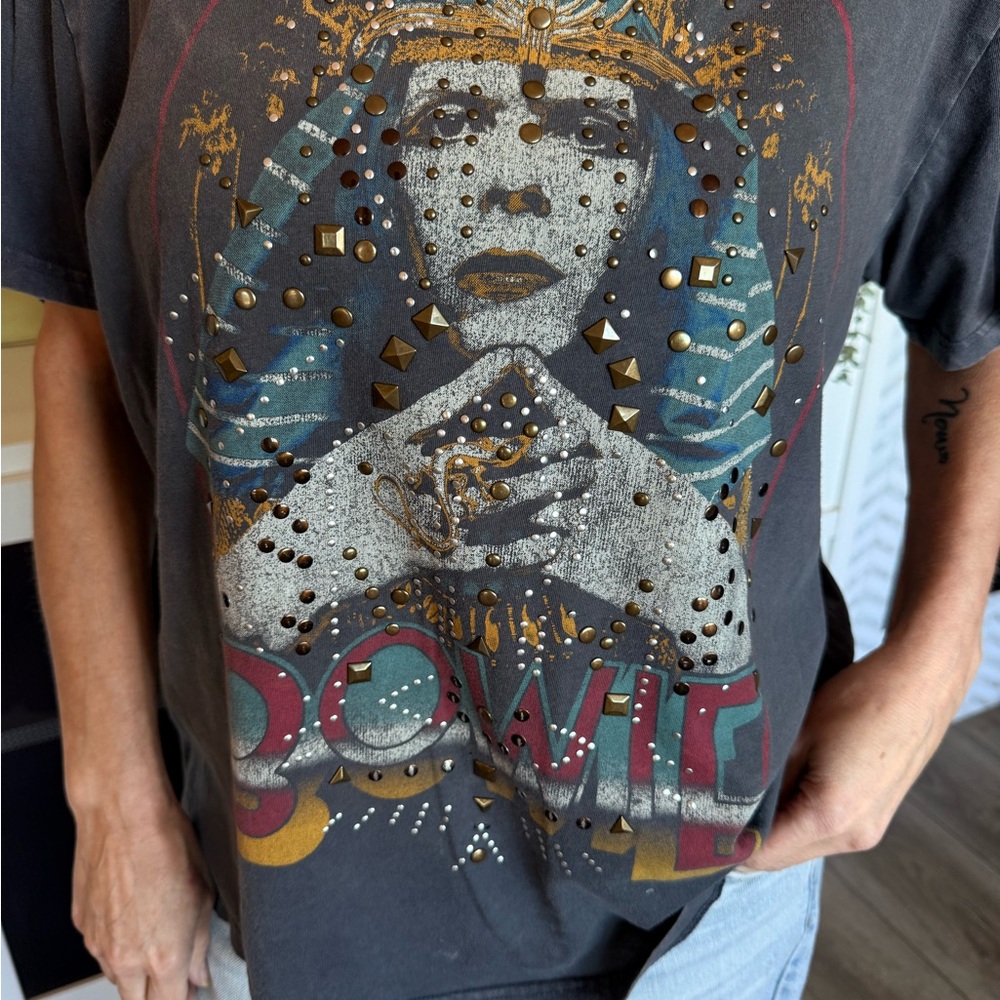 Lucky Brand Gray David Bowie shirt - Picture 2 of 5